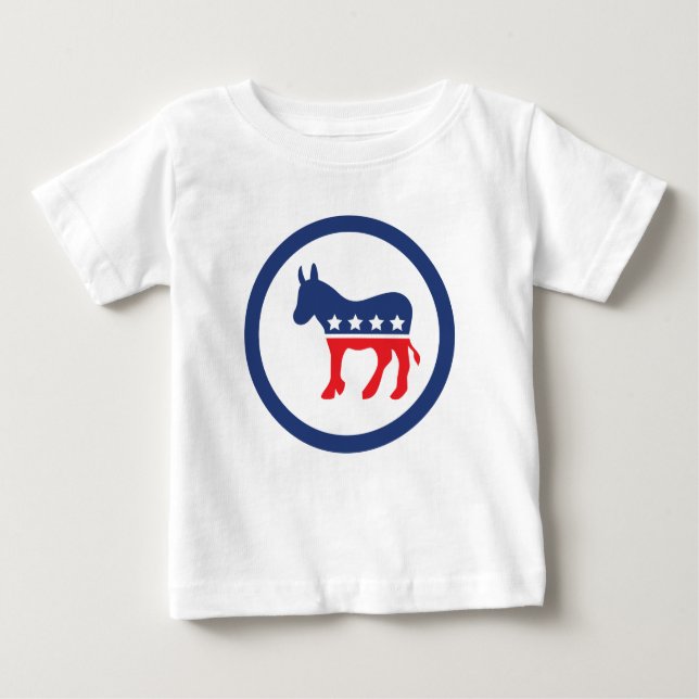 Camiseta Saia e vote | Partido Democrático Donkey (Frente)
