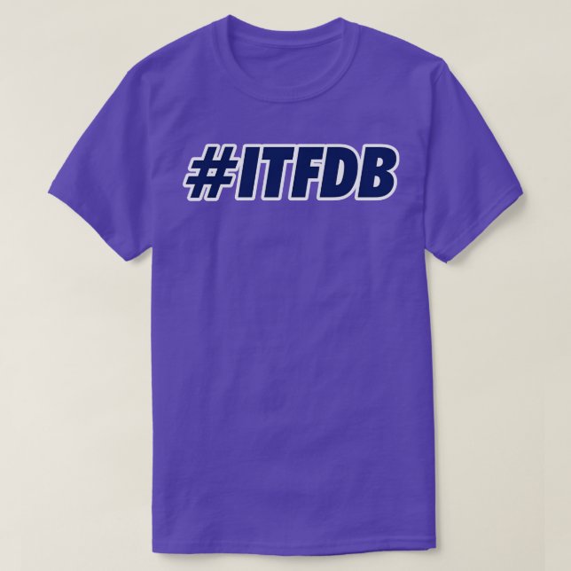 Camiseta Saia ITFDB Azul v3 TS (Frente do Design)