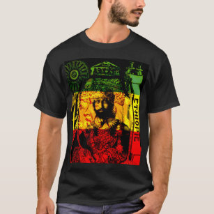 Camiseta Saia Selassie Natural do Imperador Místico