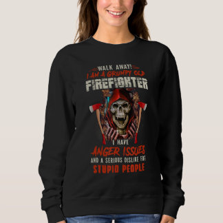 Camiseta Saia, Sou Um Velho Bombeiro Engraçado, Tenho Ang