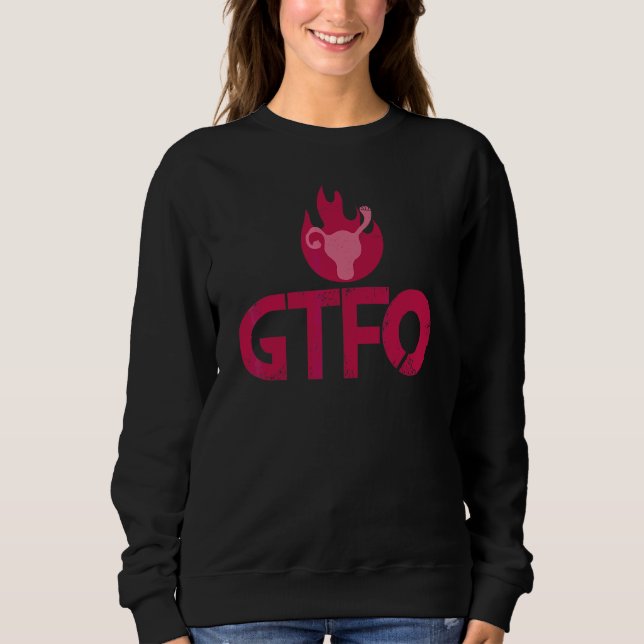 Camiseta Saiam da Meu Útero Xingando Roe Vs (Frente)
