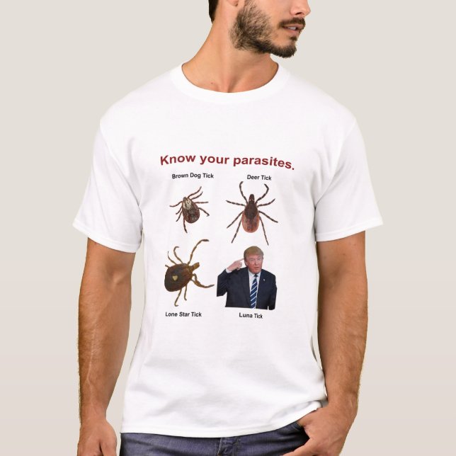 Camiseta Saiba seus parasita (Frente)