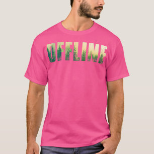 Camiseta Saída de árvore de pinheiro minimalista de saia ca