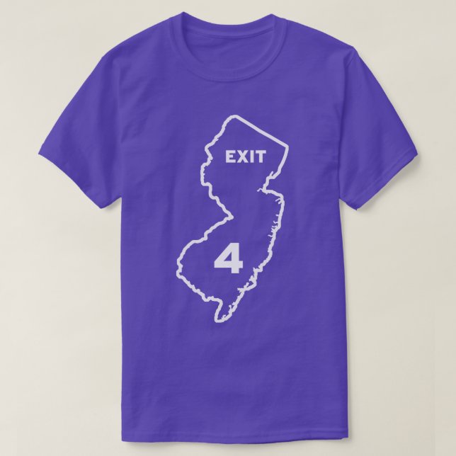 Camiseta Saída de Nova Jersey 4 (Frente do Design)