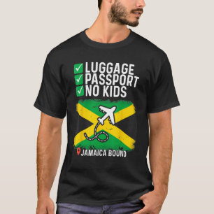 Camiseta Saída de Viagem jamaicana para a Jamaica me viajar