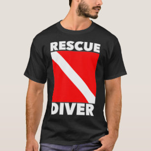 Camiseta Saída do driver de resgate certificado SCUBA Diver