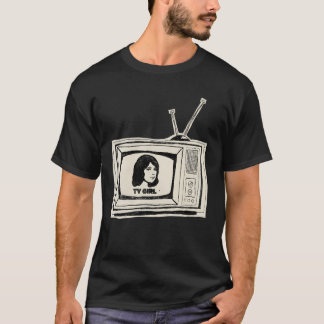 Camiseta Saída Francesa De Rapariga De Tv