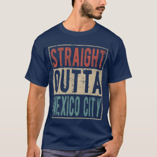 Camiseta Saído diretamente da cidade de Meico retrô