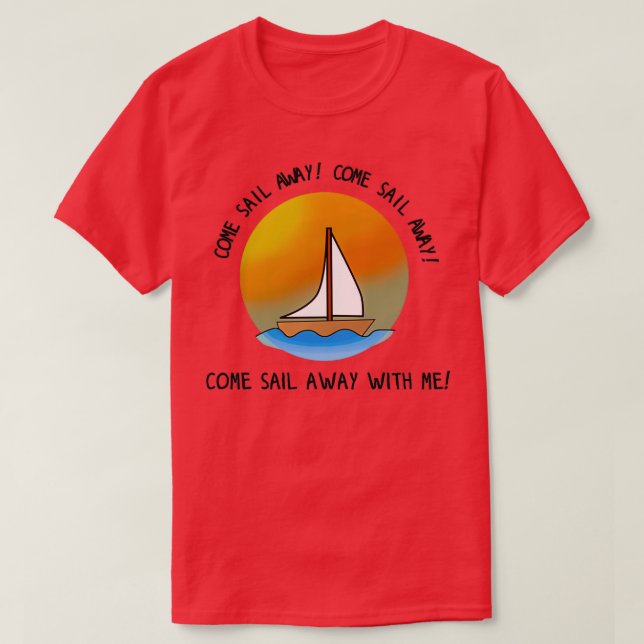 Camiseta Sail Away Styx Design (Frente do Design)