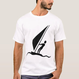 Camiseta Sailboarding - preto