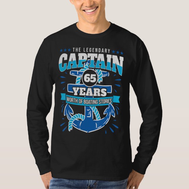 Camiseta Sailer 65º Cruzeiro de Aniversário, 65 anos, Capit (Frente)