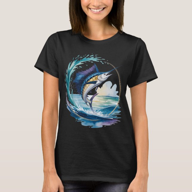 Camiseta Sailfish Lightning – O Barco à Vela dos Mares (Frente)