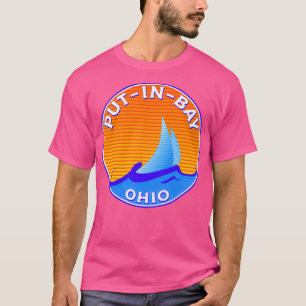 Camiseta Saili Da Ilha Do Mar Erie Do Lago Bay Em Ohio