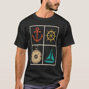 Camiseta Saili Pop de Barramento de Velas Náuticas