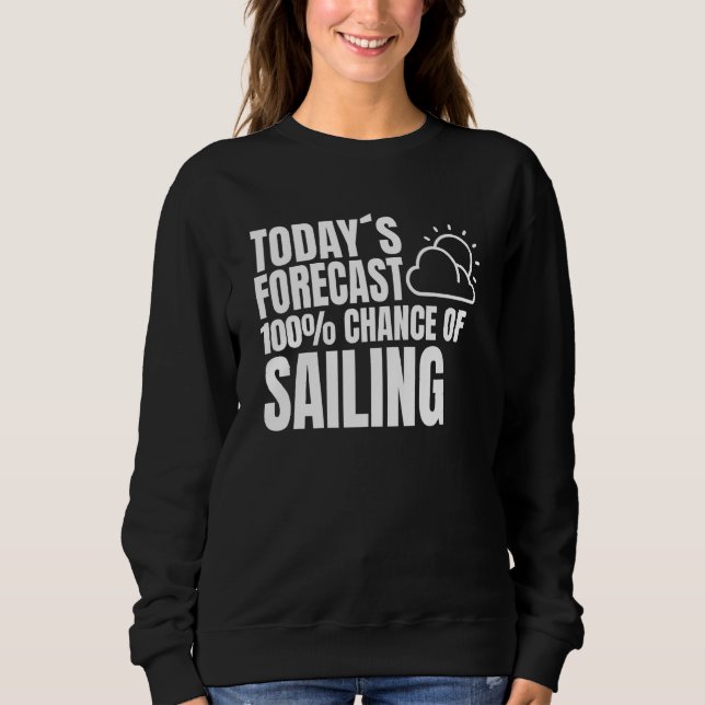 Camiseta Sailing License Ship Captain Weather Preview Saili (Frente)