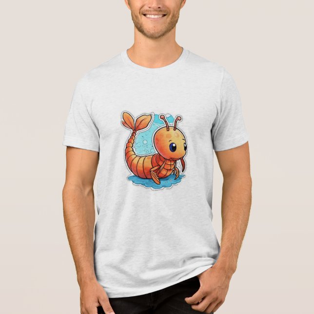 Camiseta Sailor Jerry Shrimp Flash Tatto Tee (Frente)
