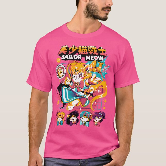 Camiseta Sailor Meow (Frente)
