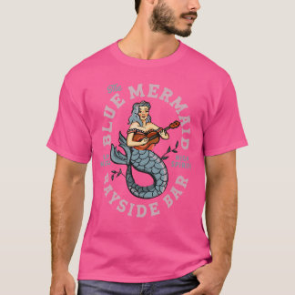 Camiseta Sailor Mermaidattoo Vintage Guitar Musicravel Dive