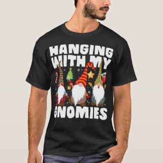 Camiseta Saindo Com Meu Xadrez De Gnomies Engraçado Christm
