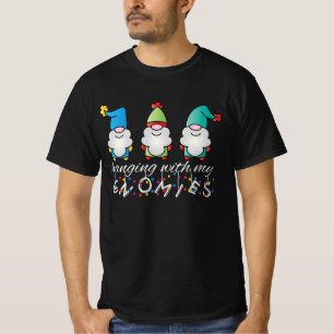 Camiseta Saindo Com Meus Gnomos