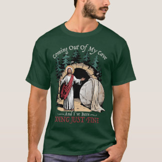 Camiseta Saindo Da Minha Caverna E Eu Estou Muito Bem