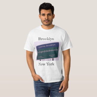 Camiseta Saindo de Brooklyn New York Fuhgeddaboudit