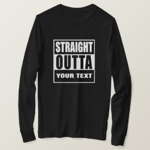 CAMISETA SAINDO DIRETO DE [SUA CIDADE OU ESTADO] PERSONALIZ