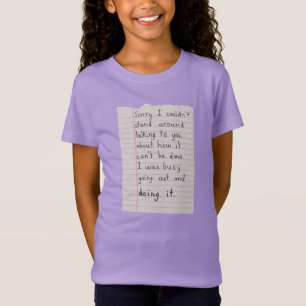 Camiseta Saindo e Fazendo roupa