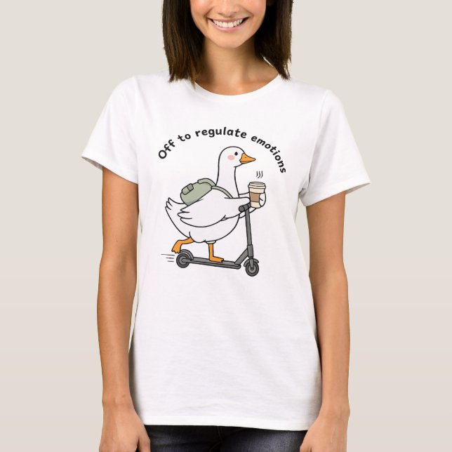 Camiseta Saindo Para Regular as Emoções , Saúde Mental Dive (Frente)