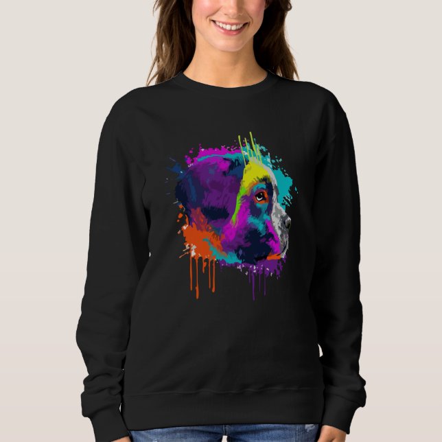 Camiseta Saint Bernard For Dog Colorful (Frente)