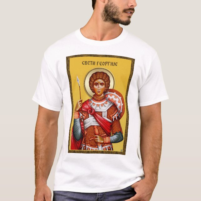 Camiseta Saint George gifts, Saint George art, srb 2 (Frente)