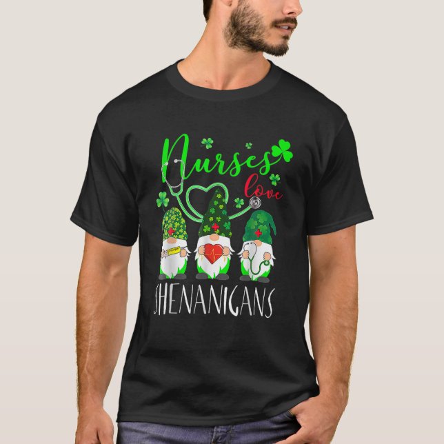Camiseta Saint Hattrick St Patrick's Day Hockey Hat Tricks (Frente)