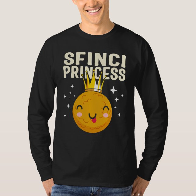Camiseta Saint Joseph's Day Sfinci Princess Cute Sicilian D (Frente)