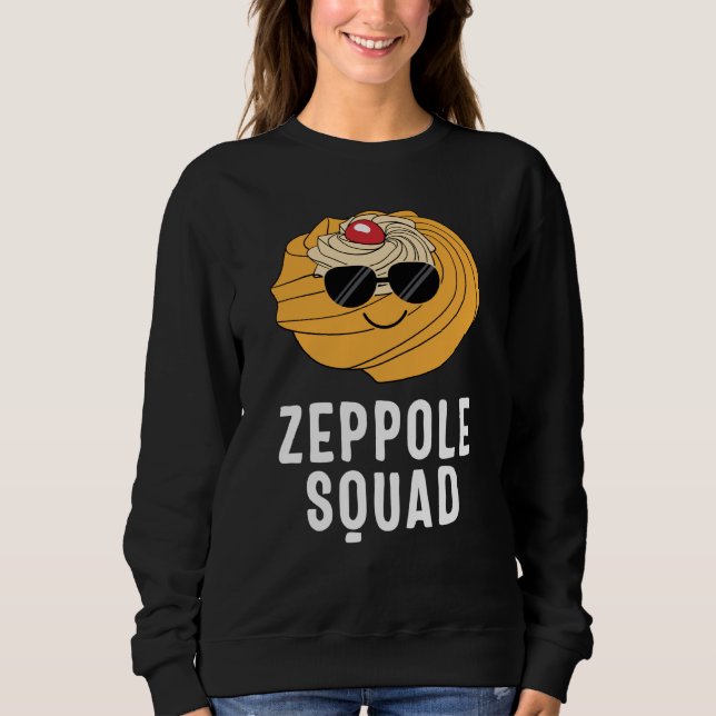 Camiseta Saint Joseph's Day Zeppole Squad Sunglasses Italia (Frente)