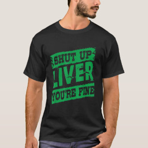Camiseta Saint Patrick Cale A Boca Fígado Você É Uma Bela A