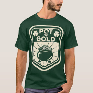 Camiseta Saint Patrick Day Outfit Funny Pote Dourado irland