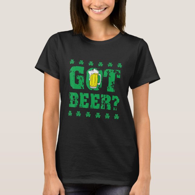 Camiseta Saint Patrick Pegou Cerveja Verde Beer (Frente)