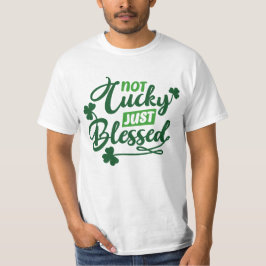 Camiseta Saint Patrick's Day Blessed Christian Graphic Tee