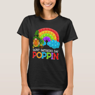Camiseta Saint Patricks Day Leprechaun Rainbow Pop It Fidge