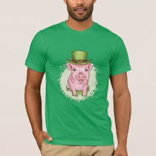 Camiseta Saint Patricks Pig