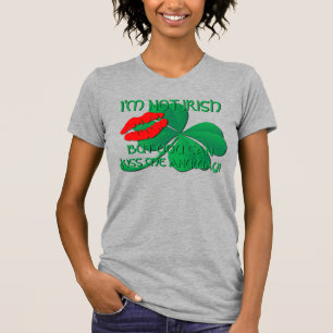 Camiseta Saint Patricks Shamrock Kiss