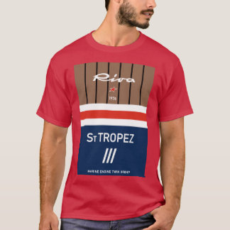 Camiseta Saint Tropez Riva Aquarama Itália Lancha Iatismo