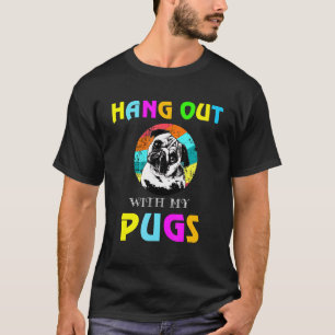 Camiseta Sair Com Meu Pug Pug