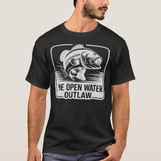 Camiseta Sair da Água Bass Outlaw Personalizado