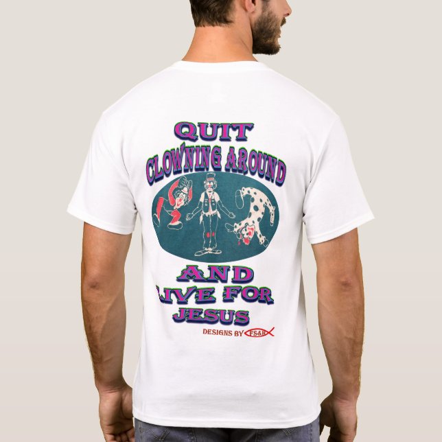 Camiseta Sair da palmada (Verso)