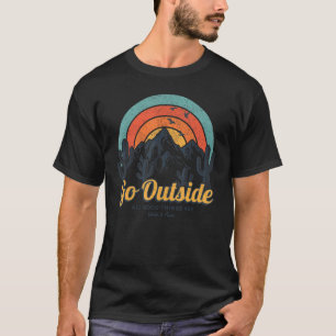 Camiseta Sair do Estilo de Retro da Vintage ao ar livre ace