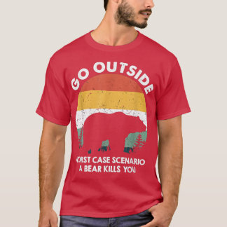 Camiseta Sair do pior cenário de caso Um carro caminhando