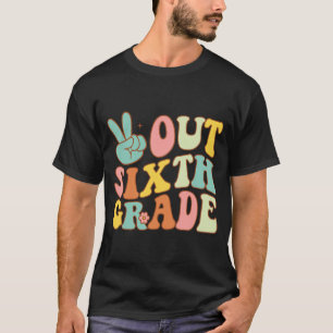 Camiseta Sair do Sexto Grau do 1º Ano na 6 da Escola no Dia