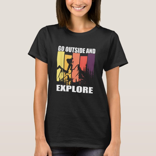 Camiseta Sair e explorar (Frente)