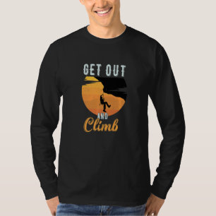 Camiseta Sair e Subir  Escalada